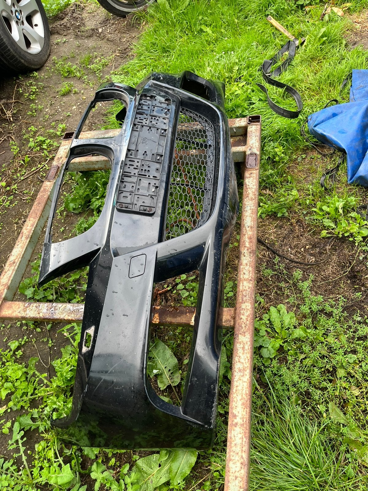 BMW e90 LCI M bumper met schade, Auto-onderdelen, Ophalen, Gebruikt, Voor, Bmw