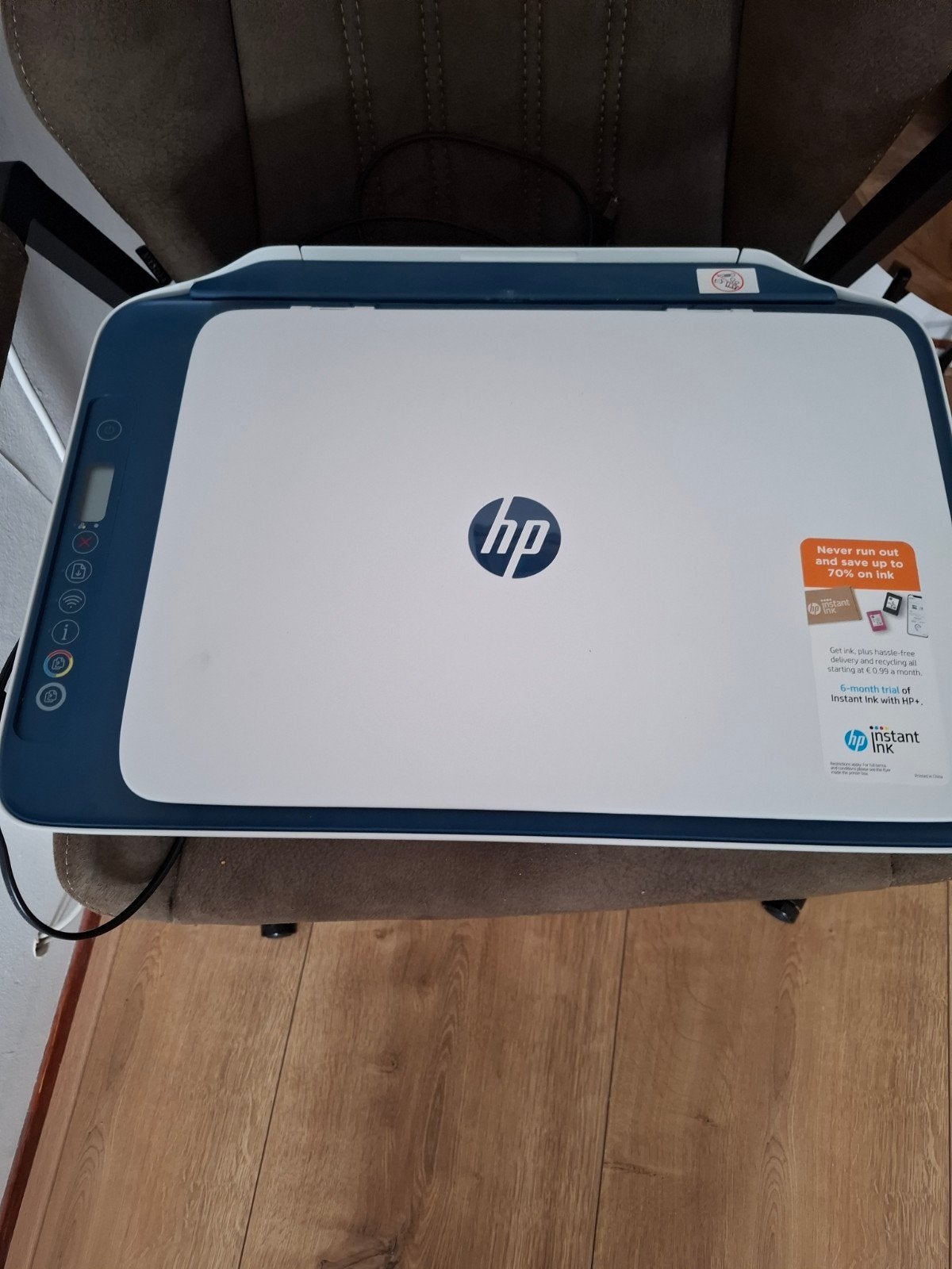 HP DeskJet 2721e All-in-One printer met cartridges, Ophalen