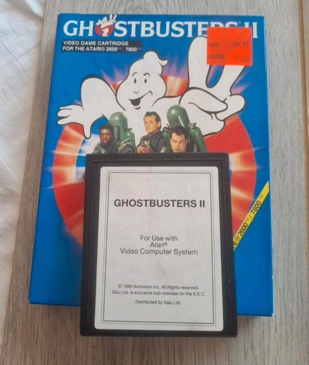 Atari game *Perfecte staat+compleet, Verzenden, Racen en Vliegen, 2 spelers, Vanaf 3 jaar