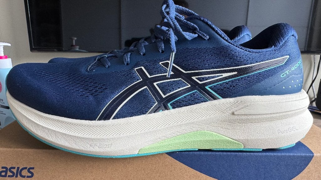 Asics GT-4000 hardloopschoenen maat 46, Hardloopschoenen, Ophalen of Verzenden, Zo goed als nieuw, Hardlopen