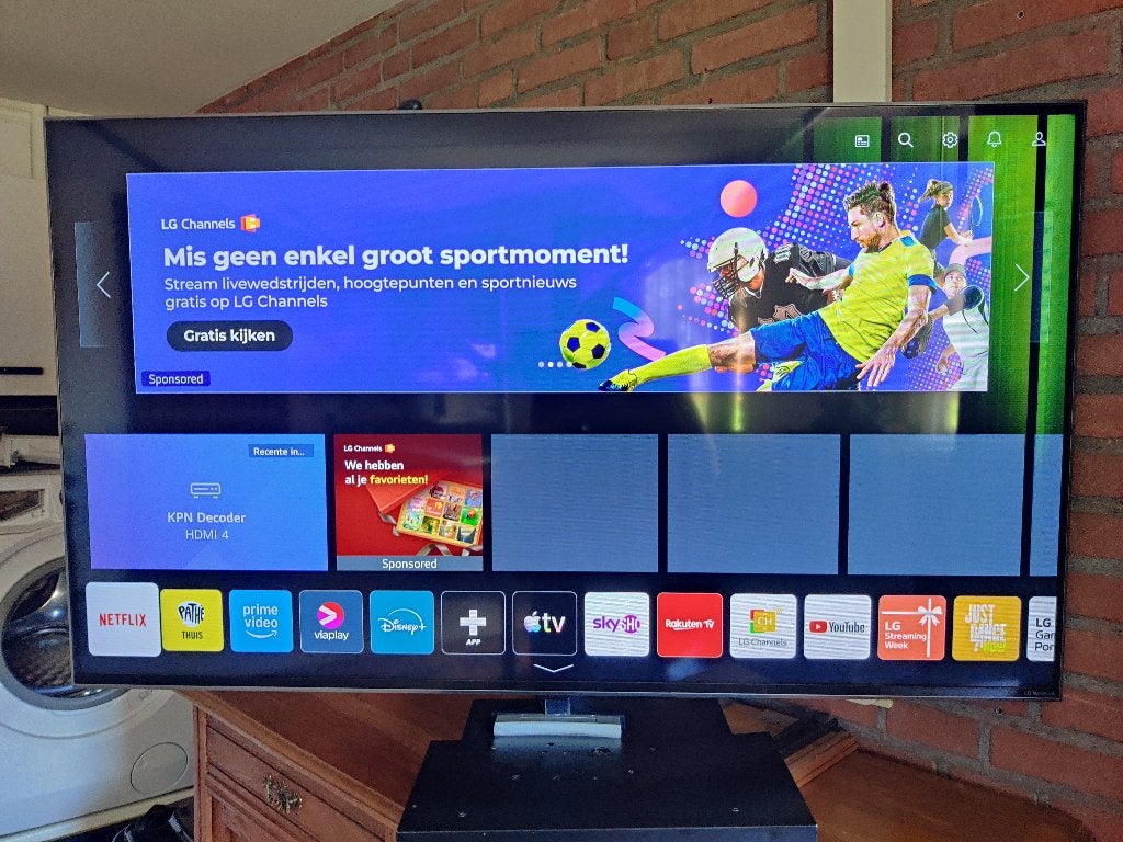 LG 50 inch TV  met PROBLEMEN 4 jaar oud, Ophalen, 100 Hz, 100 cm of meer, 4k (UHD)