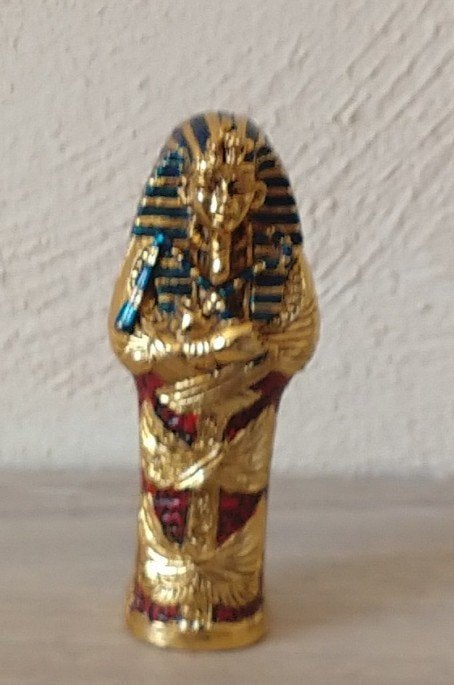 beeldje verguld treasures of the Pharaoos coll.  volgnr 4, Verzamelen, Ophalen of Verzenden, Zo goed als nieuw, Overige typen