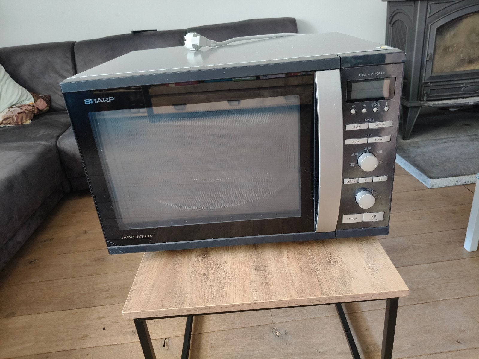 Sharp Combimagnetron R-941 Inverter | Compleet |, Witgoed en Apparatuur, Magnetrons, Ophalen, Grill, Draaiplateau
