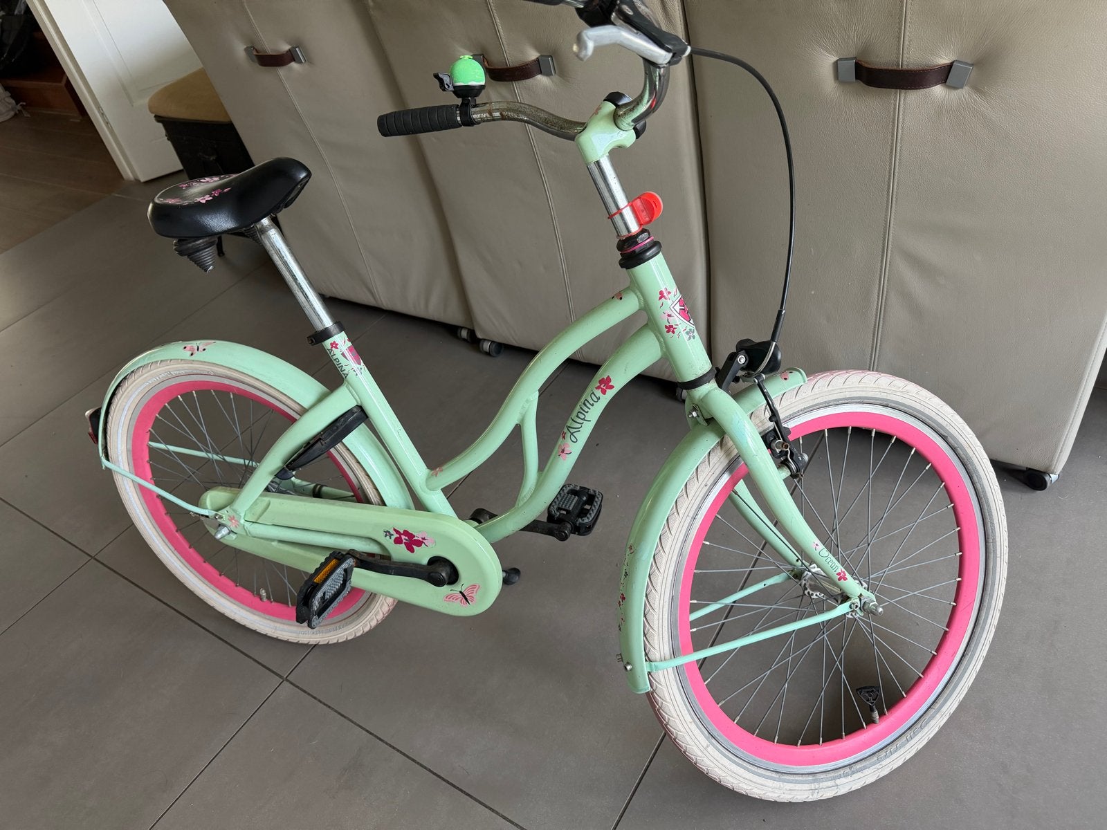 Alpina kinderfiets 20 inch - Zo goed als nieuw, Fietsen en Brommers, Ophalen of Verzenden, Zo goed als nieuw, Terugtraprem, 16 tot 20 inch