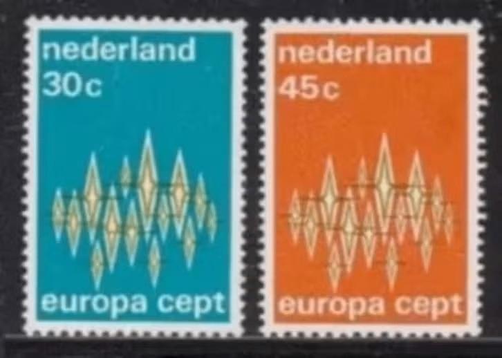 Nederland NVPH 1007 - 1008 (postfris), Postzegels en Munten, Postzegels | Nederland, Verzenden, Na 1940, Postfris