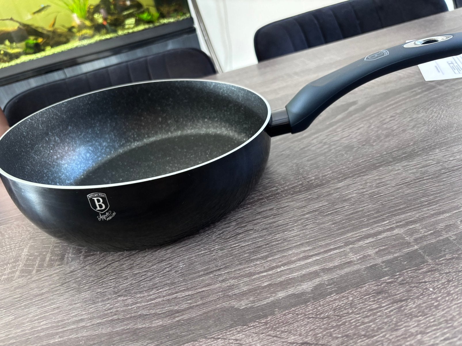 Berlingerhaus flip wokpan, Aluminium, Ophalen of Verzenden, Zo goed als nieuw, Vaatwasserbestendig