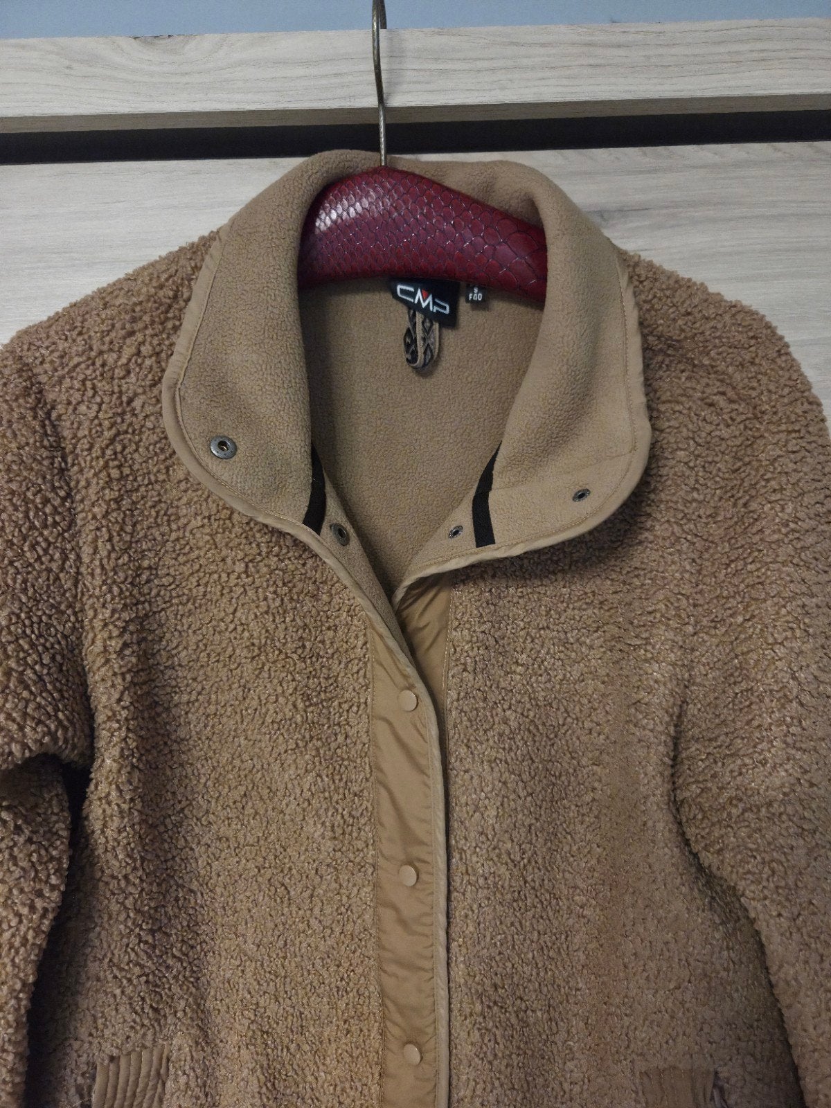 CMP Teddy Vest Maat S Cognac Bruin ZGAN, Bruin, Ophalen of Verzenden, CMP, Maat 36 (S)