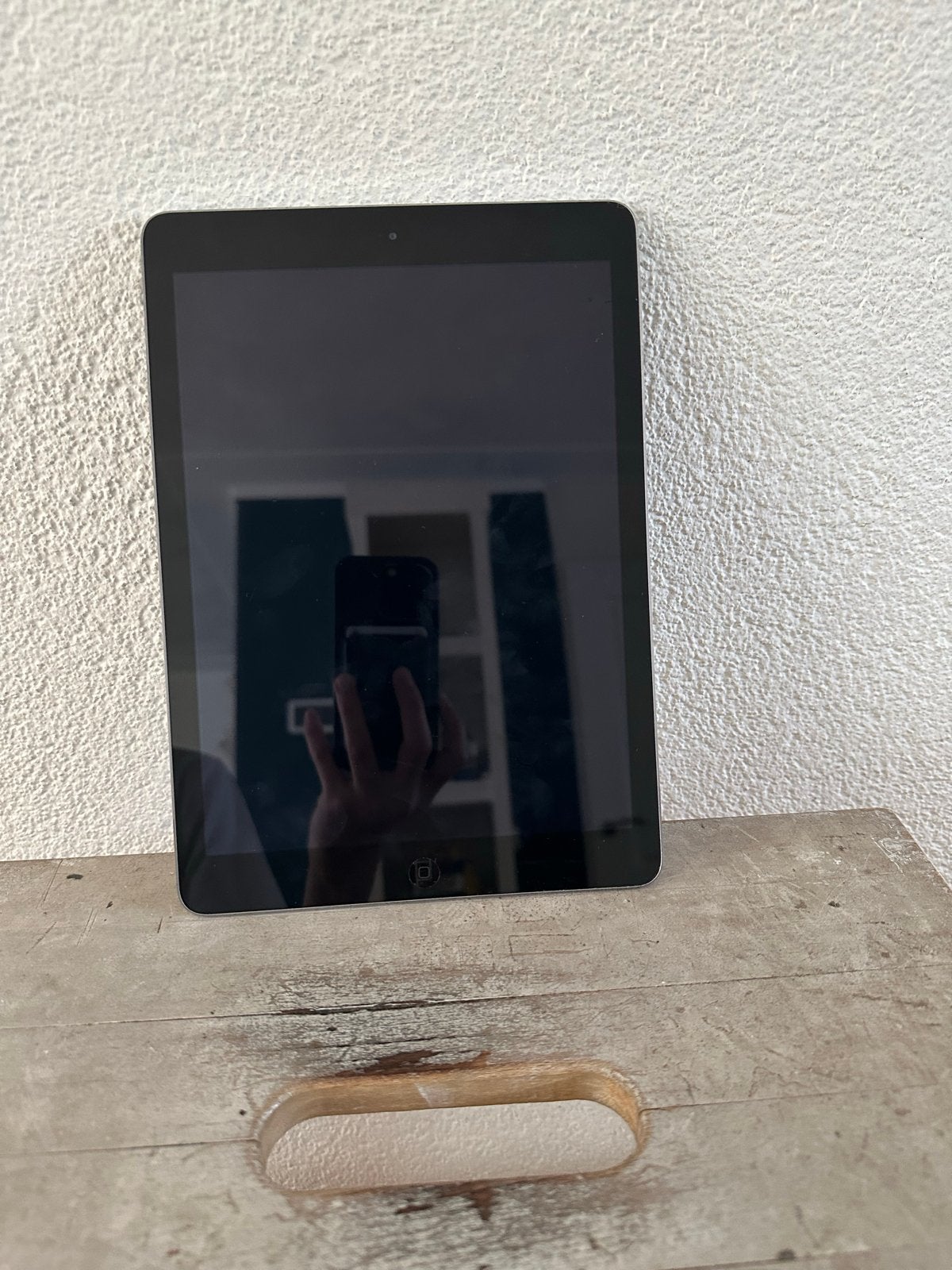 iPad Air (1e generatie) met kinderhoesje, Computers en Software, Apple iPads, Apple iPad Air, Zo goed als nieuw, Grijs, Wi-Fi