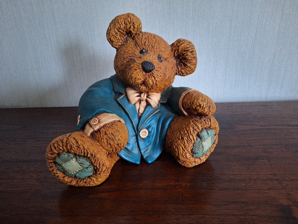 Beeld teddy beer, Ophalen of Verzenden, Zo goed als nieuw, Beeldje, Overige merken