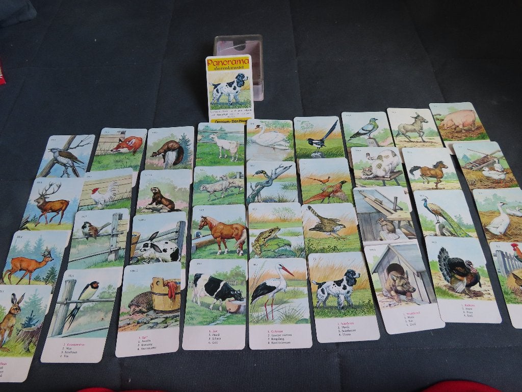 Kwartet Omnium Panorama Dieren, Ophalen of Verzenden, Zo goed als nieuw, Kwartet(ten)