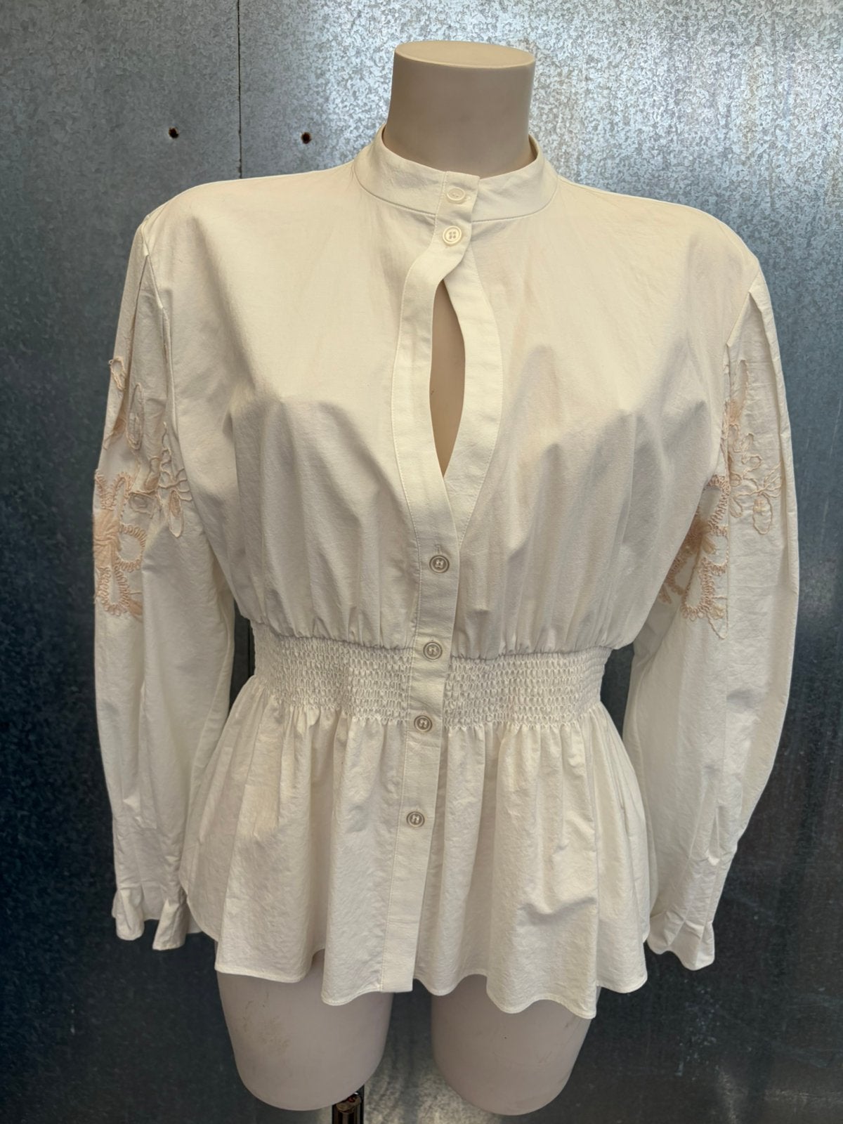 Hofmann Copenhagen blouse 38 vietta €270, Ophalen of Verzenden, Zo goed als nieuw, Maat 38/40 (M)