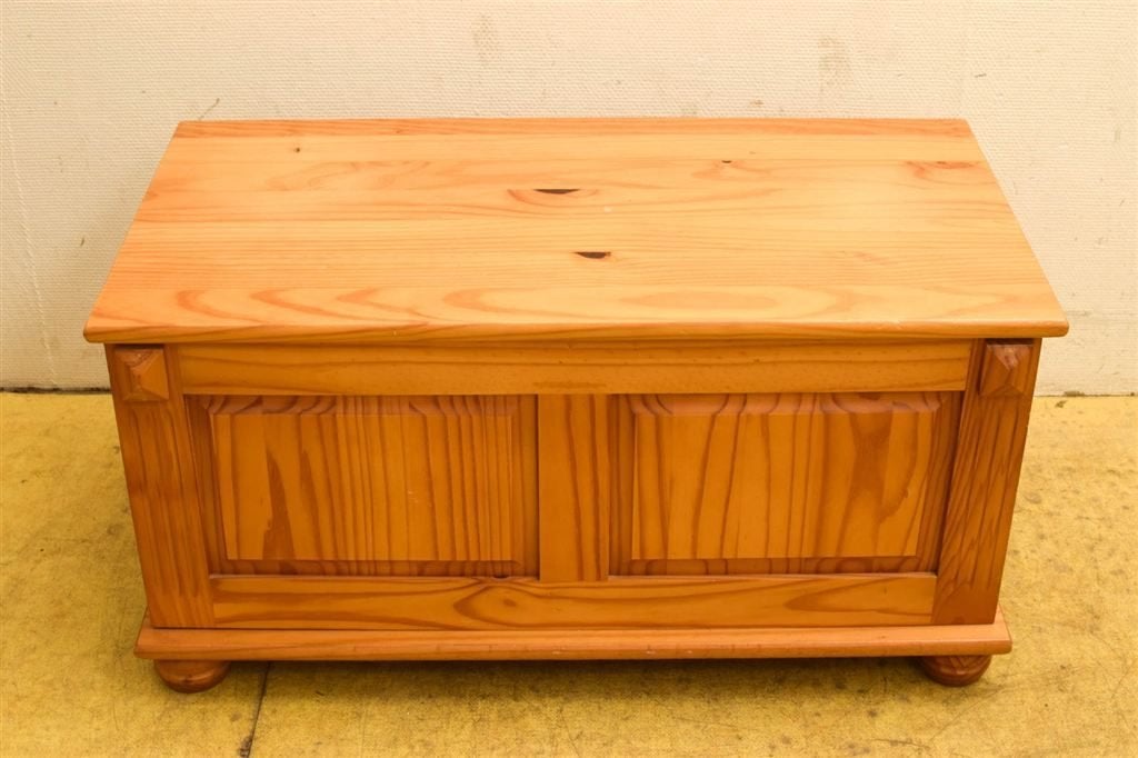 Grenen Houten kist 45424, Ophalen of Verzenden, Gebruikt, Minder dan 50 cm