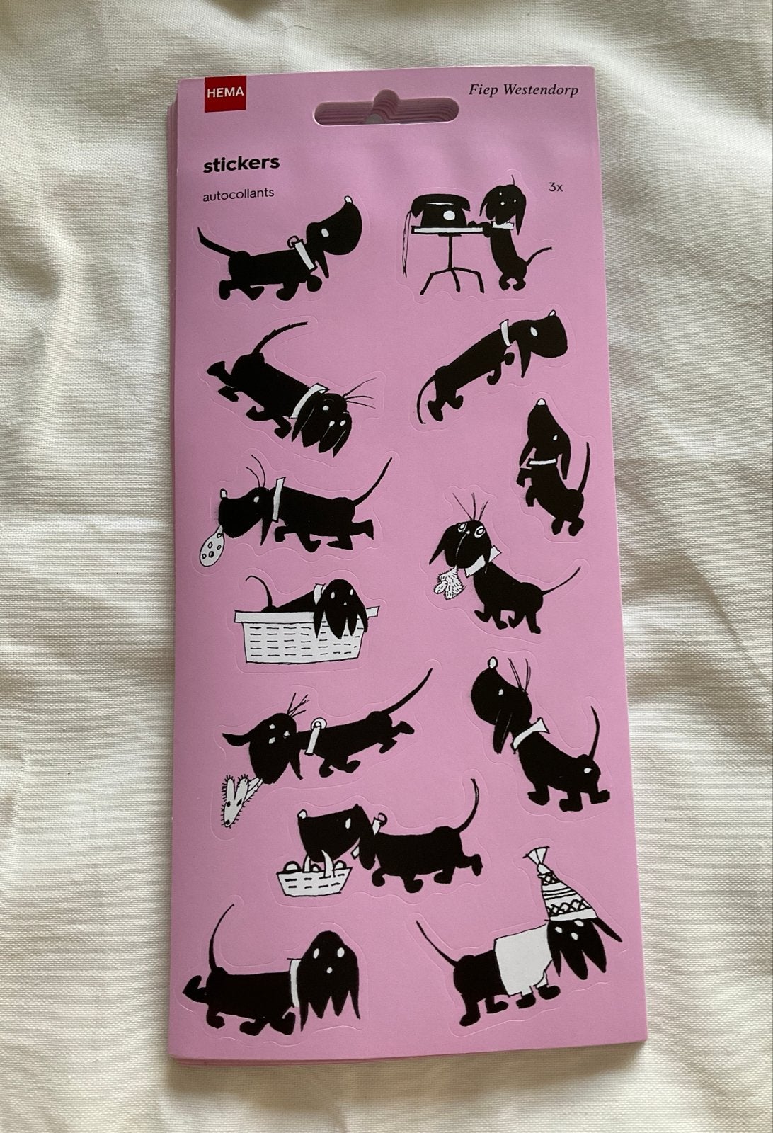 Hema Fiep Westendorp Teckel Takkie en kat siepie - Nieuw, Ophalen of Verzenden, Nieuw, Dier en Natuur