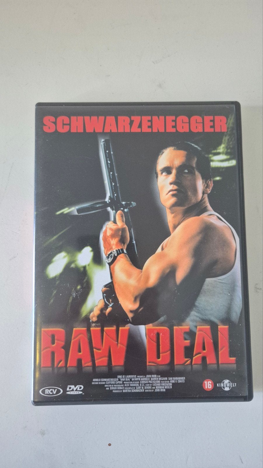 Raw Deal (DVD) - Actiethriller met Arnold Schwarzenegger, Cd's en Dvd's, Vanaf 16 jaar, Nederlands, Actiethriller, Ophalen of Verzenden