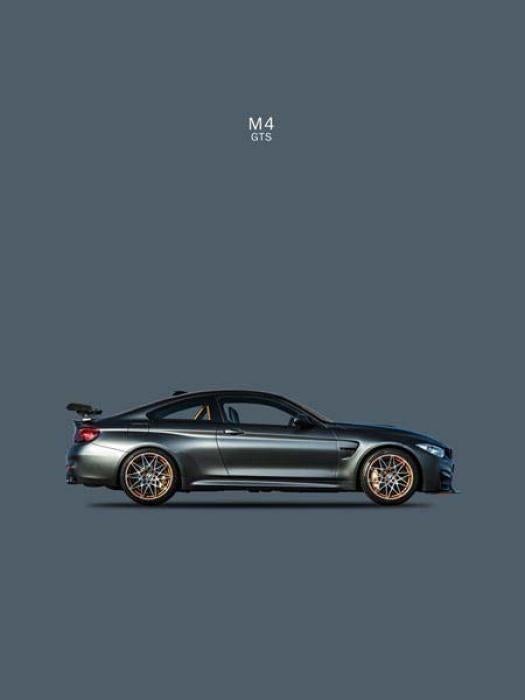 Glasschilderij Ter Halle: BMW M4 GTS, Nieuw, Ophalen of Verzenden, Schilderij, 75 cm of meer