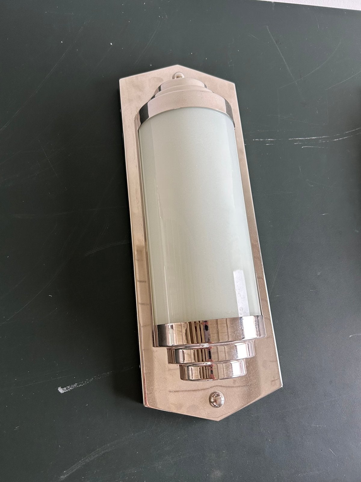 8x Bauhaus Art Deco wandlampen - Gebruikt, Huis en Inrichting, Lampen | Wandlampen, Ophalen of Verzenden, Gebruikt, Metaal