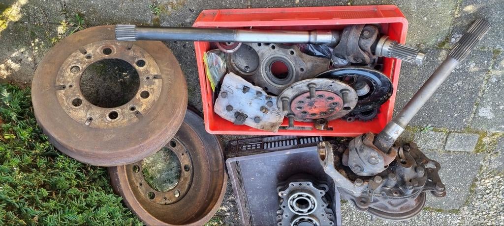 Mercedes unimog 403 406 416 onderdelen assen spiegel, Auto-onderdelen, Ophalen of Verzenden, Gebruikt, Mercedes-Benz, Ophanging en Onderstel