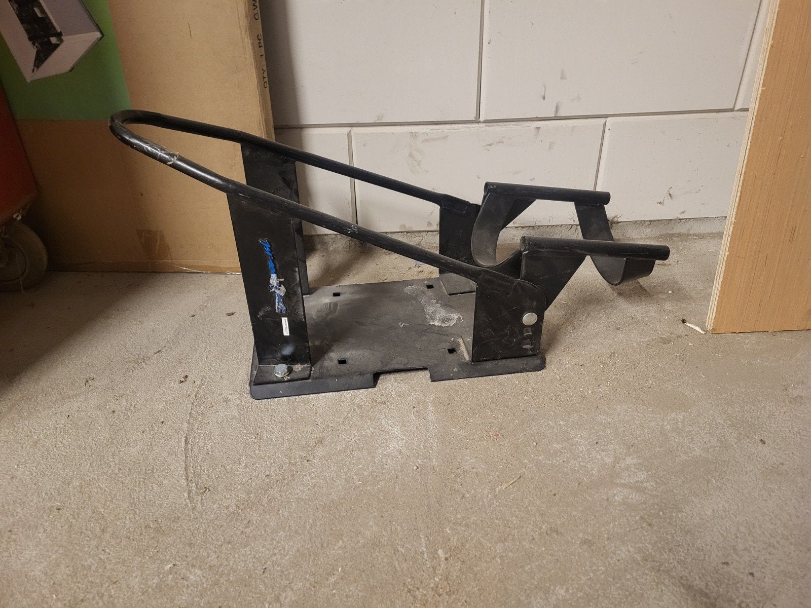 motor steun, Ophalen
