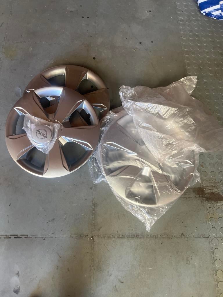 Originele Opel wieldoppen - Prima staat, Ophalen, Gebruikt