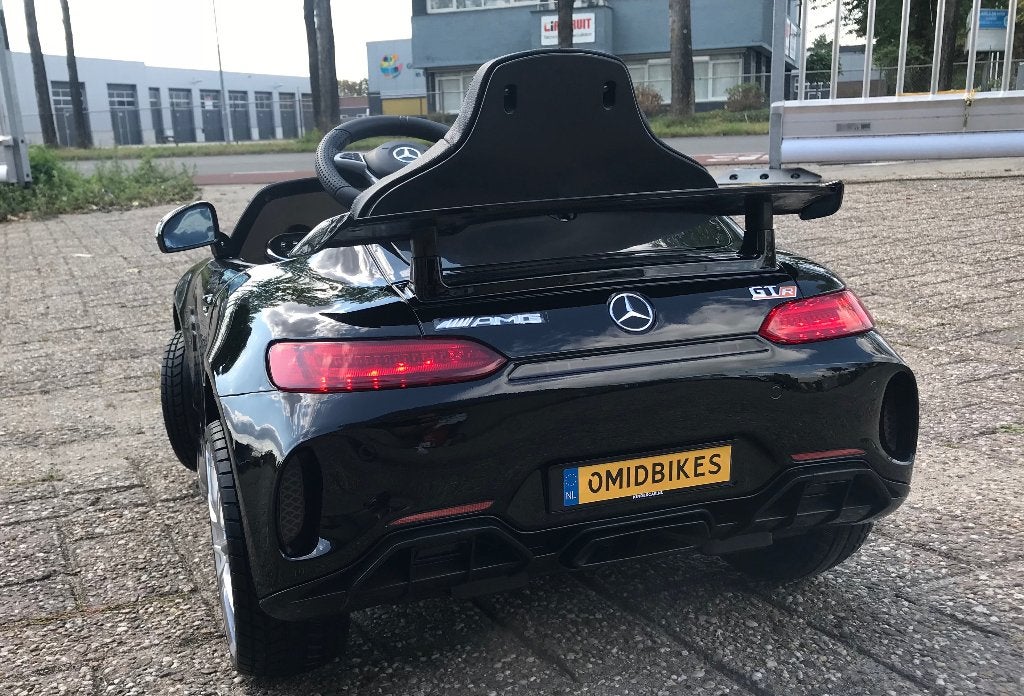 Mercedes-Benz GT-R AMG zwart 12V Afstandsbediening, MP3, AUX, Ophalen of Verzenden, Nieuw