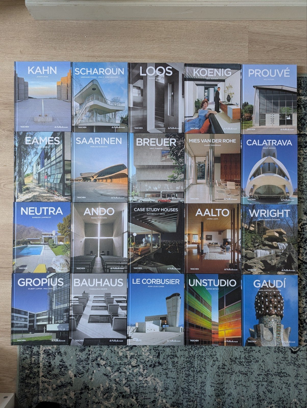 volledige Volkskrant Taschen Wereld Architecten boeken serie, Ophalen, Zo goed als nieuw, Architecten