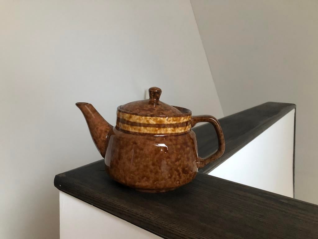 Theepot orgineel Seventies, Huis en Inrichting, Keuken | Servies, Ophalen of Verzenden, Zo goed als nieuw, Overige stijlen, Overige typen