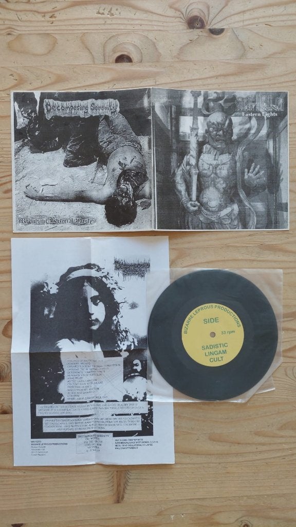 Decomposing Serenity/Sadistic Lingam Cult Split 7", Verzenden, Zo goed als nieuw