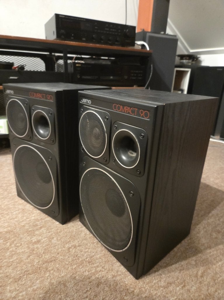 Jamo Compact 90 speakers, Audio, Tv en Foto, Luidsprekers, Ophalen, Stereo speakers, Gebruikt, 60 tot 120 watt