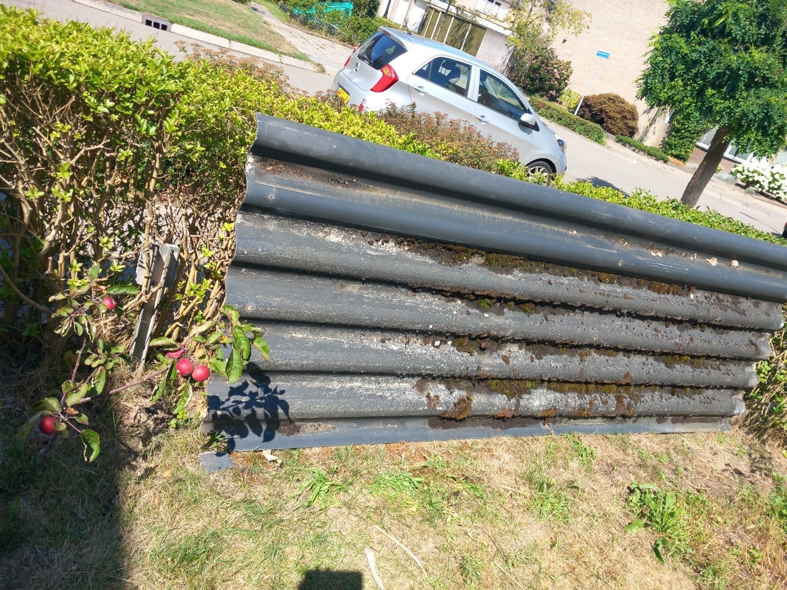 golfplaten, dakplaten, Ophalen, Kunststof, Zwart, Golfplaat