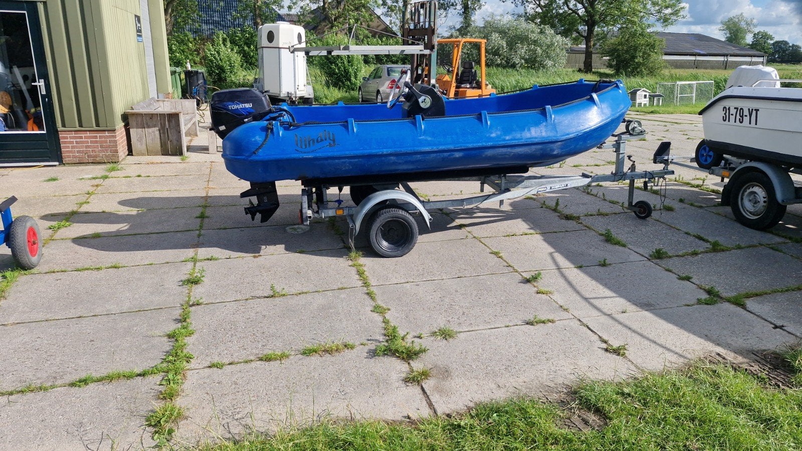 Leuke whaly boot, Watersport en Boten, Ophalen, Polyester