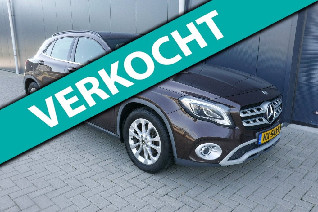 Mercedes-Benz GLA-klasse 220 d 177 PK 4Matic AUT,NAVI,CAMARA, Auto's, Mercedes-Benz, 4 cilinders, Bruin, Leder en Stof, Origineel Nederlands