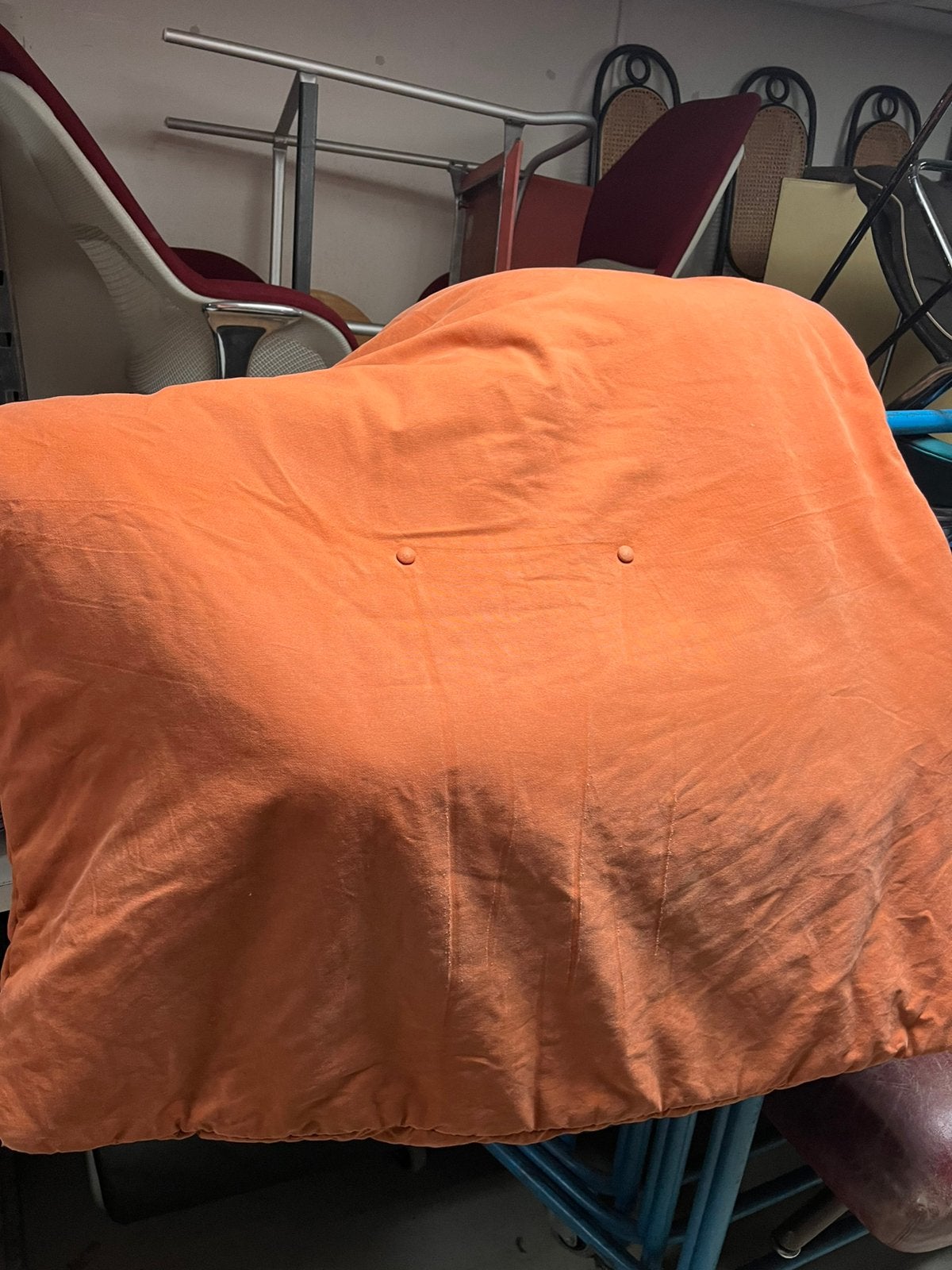 Ligne Roset Calin Kussenhoes gevoerd, Ophalen, Zo goed als nieuw, Eenpersoons, Kussen