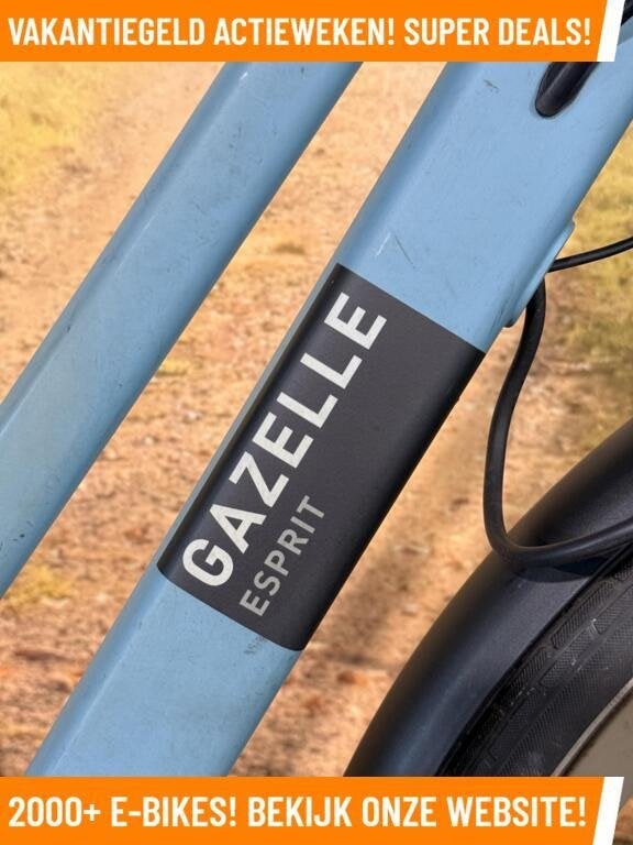Gazelle ESPRIT Elektrische fiets met voorwiel motor ebike!, Gazelle, Ophalen of Verzenden, Zo goed als nieuw, 47 tot 51 cm