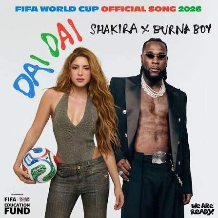 Shakira x Burna Boy - Dai Dai - WK2026 - NIEUW, Ophalen of Verzenden, Nieuw in verpakking, Overige genres