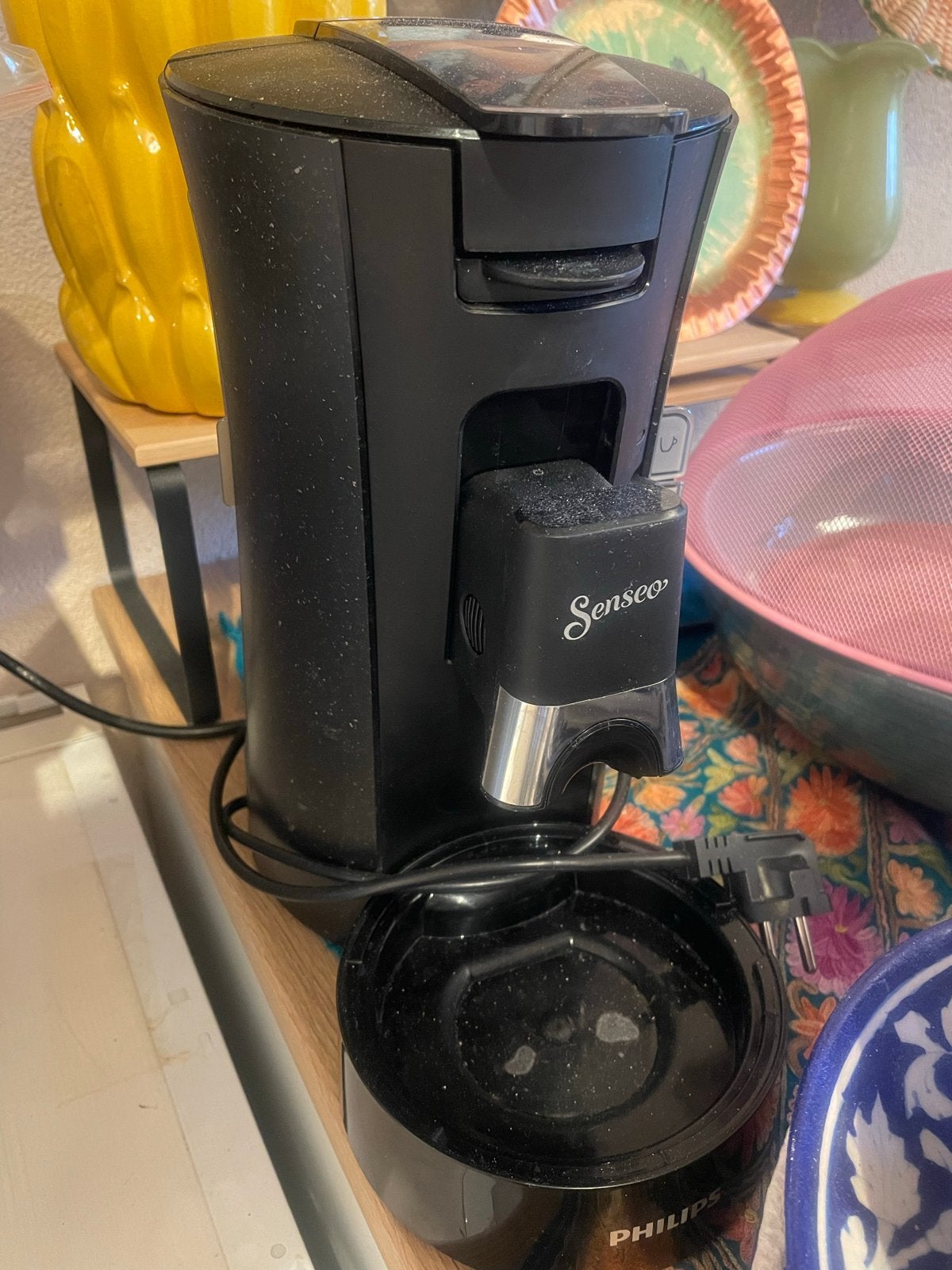 Philips Senseo koffiezetapparaat - Zwart, Koffiepads en cups, Koffiemachine, Ophalen of Verzenden, Zo goed als nieuw