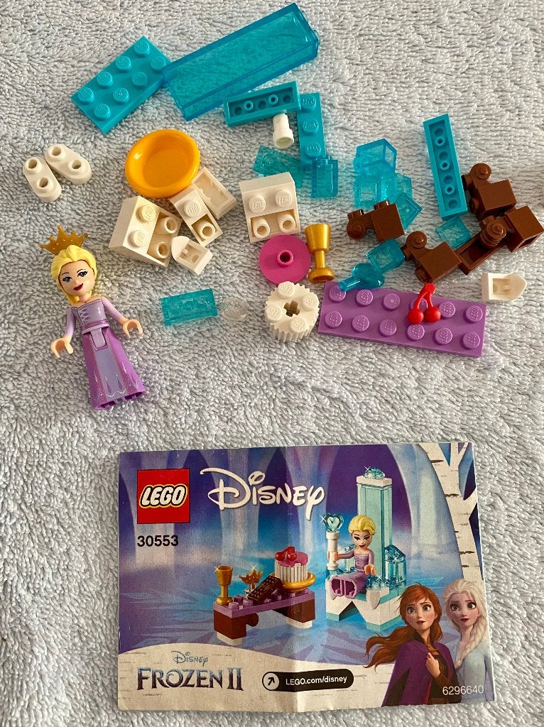 LEGO Disney 30553 Elsa's Winter Throne (compleet), Compleet, Lego, Ophalen of Verzenden, Zo goed als nieuw