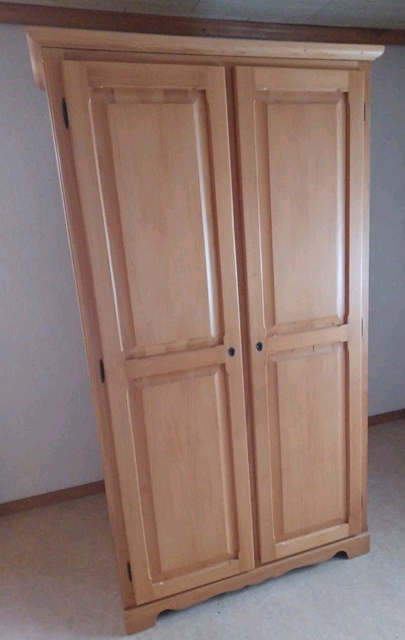 Tienerkamer 4-delig grenenhout, Ophalen of Verzenden, Eenpersoons, Hout