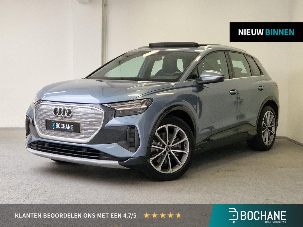 Audi Q4 e-tron 40 Launch edition Advanced Plus 77 kWh | 90%, Auto's, Achterwielaandrijving, Met garantie (alle), Blauw, Q4 e-tron