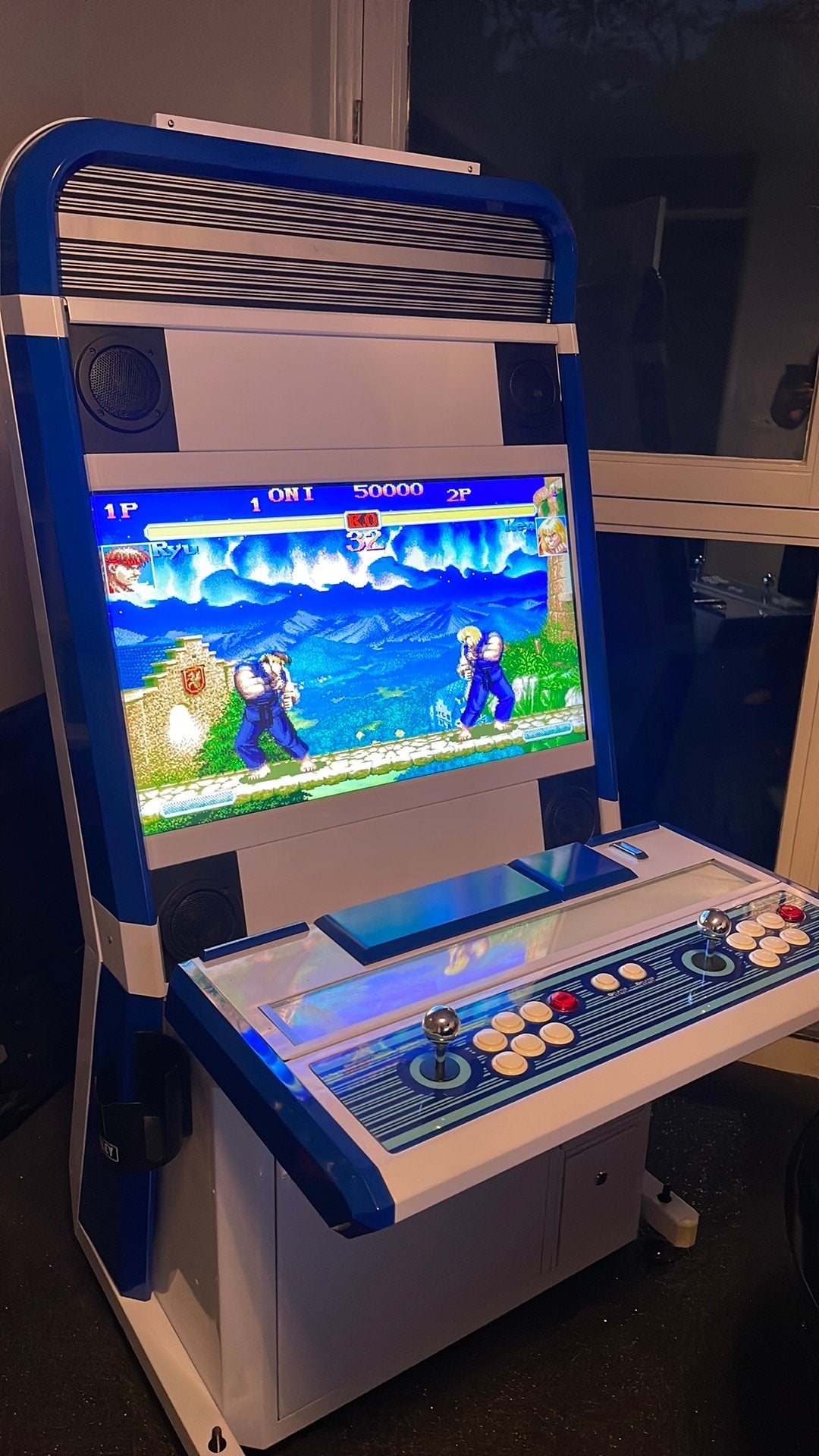 Chewlix Arcade Cabinet Diamond Blue 2-Player + Extra Scherm, Spelcomputers en Games, Games | Overige, Zo goed als nieuw, Overige genres