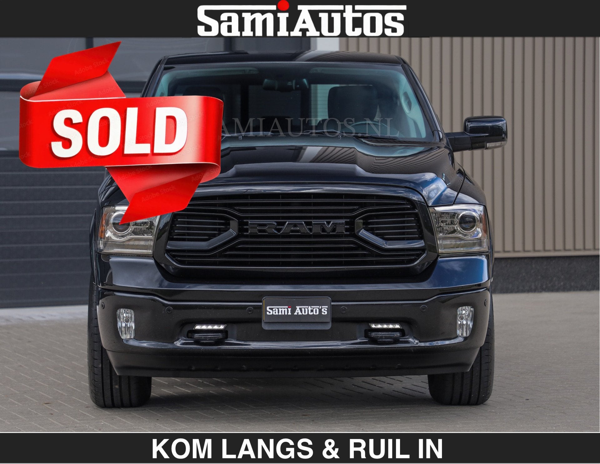 Dodge Ram BLACK OPS | 5.7 V8 HEMI | OPEN UITLAAT KLEP | LUXE, Auto's, Automaat, Dealer onderhouden, 5654 cc, Met garantie (alle)