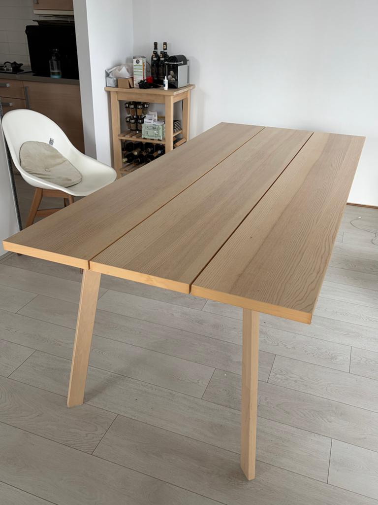 IKEA x Hay YPPERLIG modern dining table, Zo goed als nieuw, 150 tot 200 cm, Vier personen, Rechthoekig