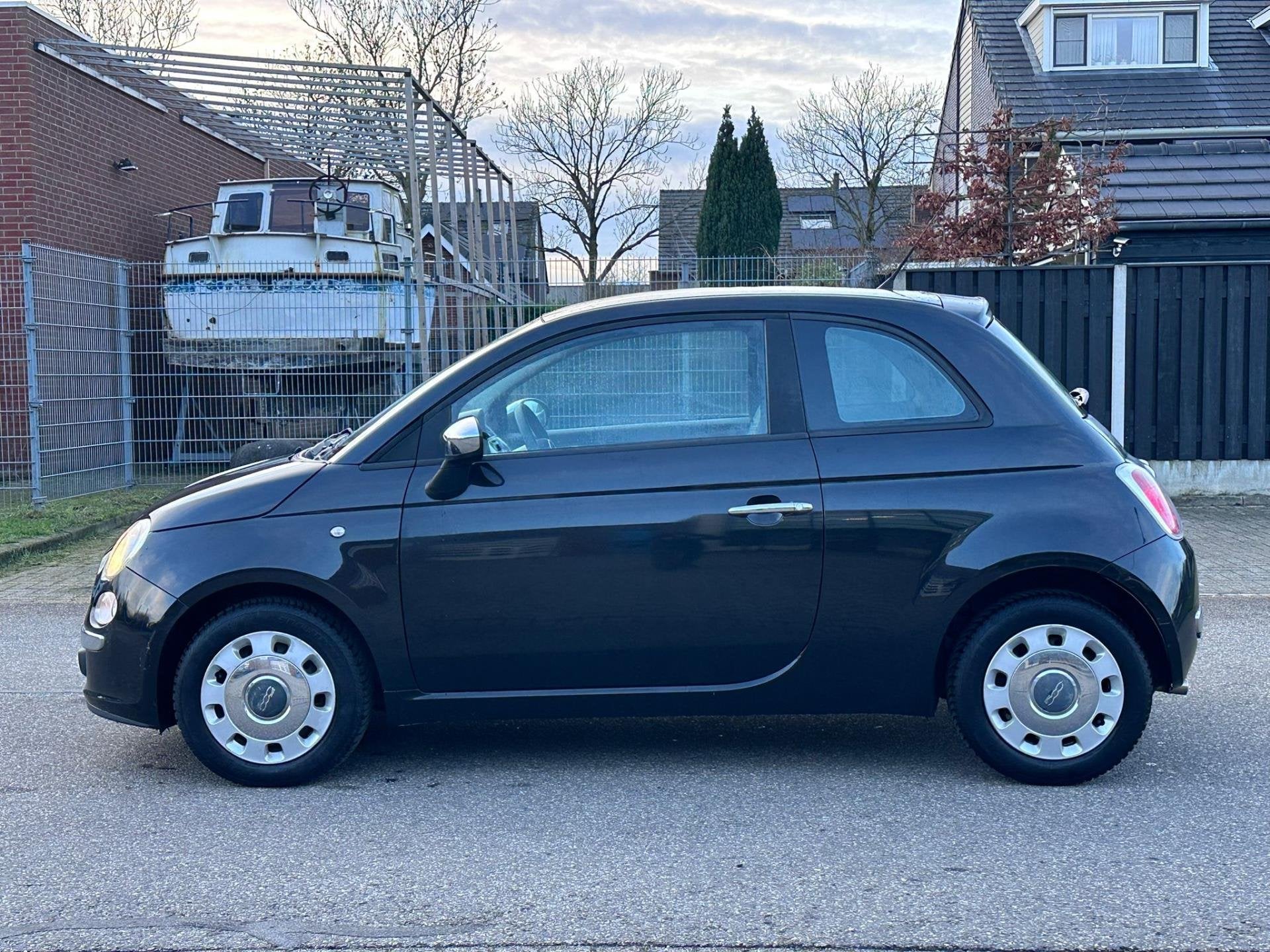 Fiat 500 1.2 Pop Automaat*1e Eigenaar*Airco*86.000 NAP*APK*E, Auto's, Gebruikt, 1242 cc, 4 cilinders, Zwart