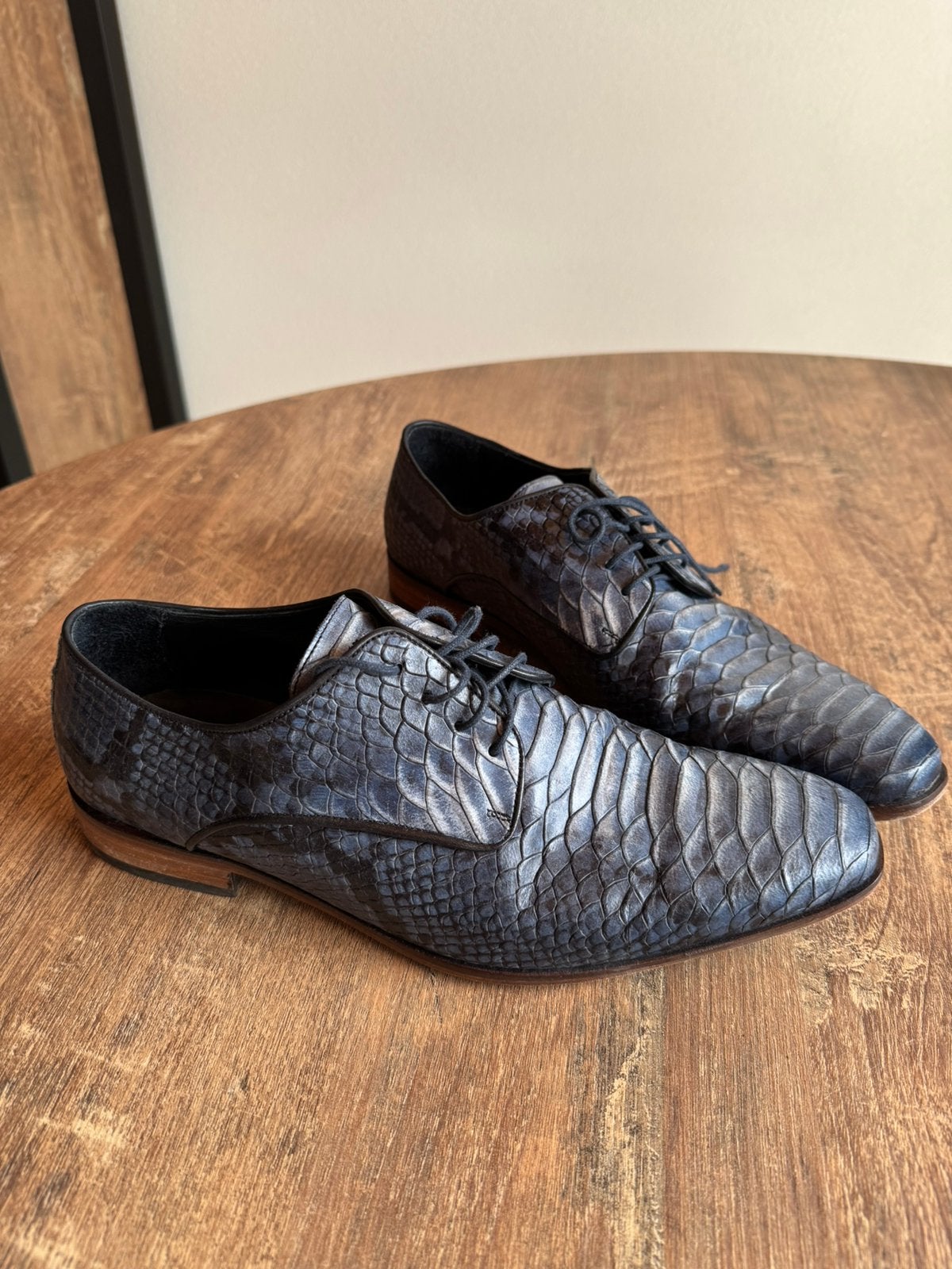Leren nette schoenen - maat 44, Ophalen, Zo goed als nieuw, Zwart