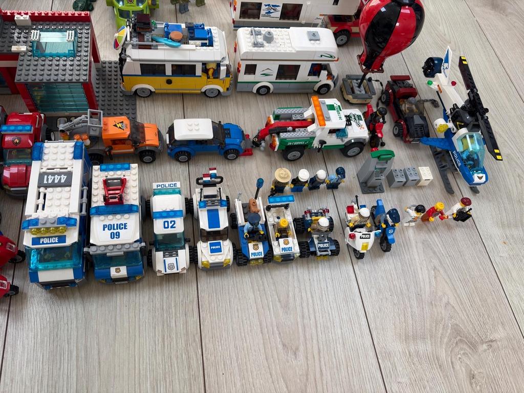 Grote Lego City Collectie: Gevangenis, Politie, Ophalen, Lego, Meerdere sets, City