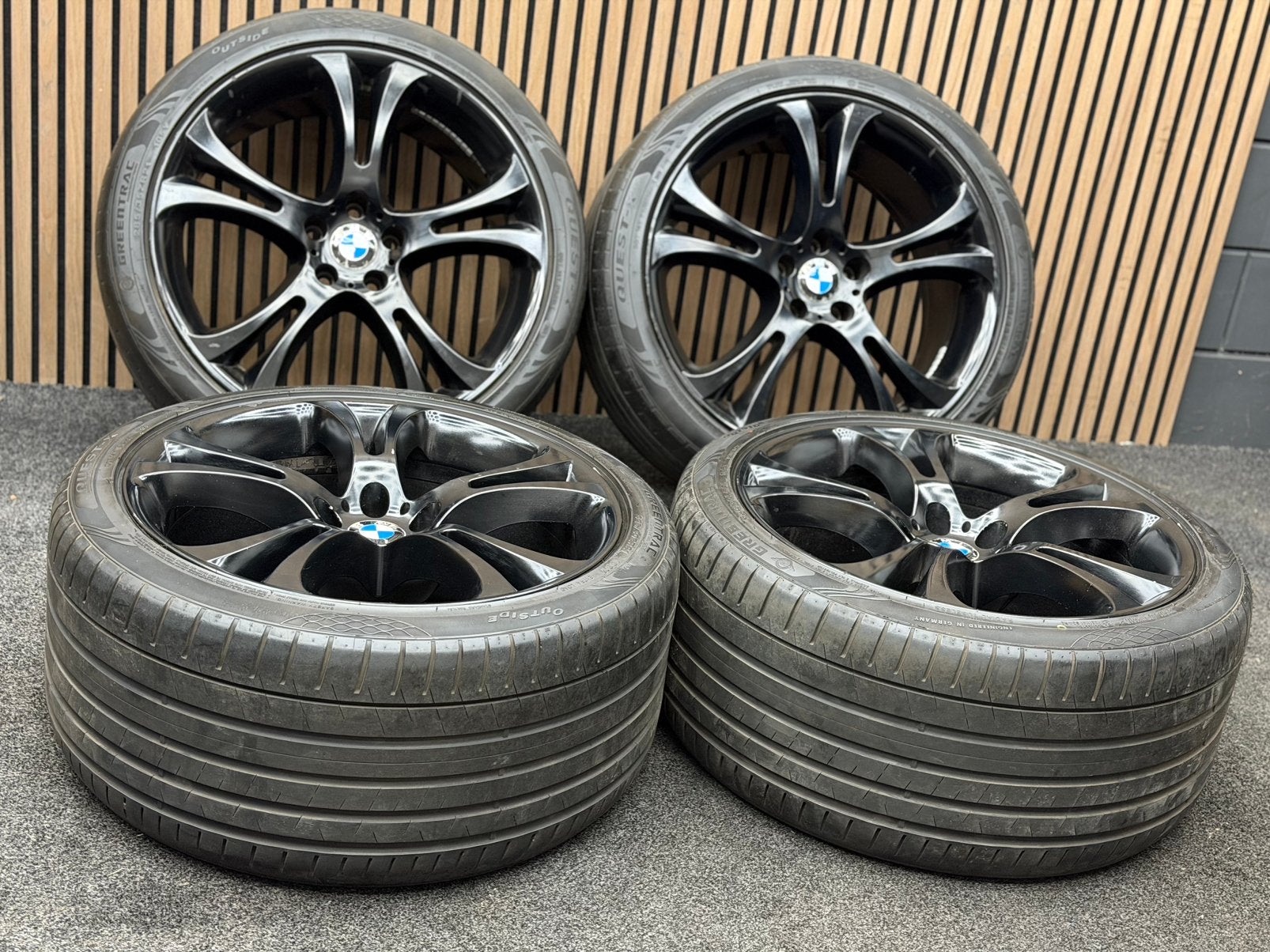 Originele 21 inch BMW X5 E70 X6 E71 Style 275 5x120 Breedset, Ophalen, 285 mm, ., Banden en Velgen