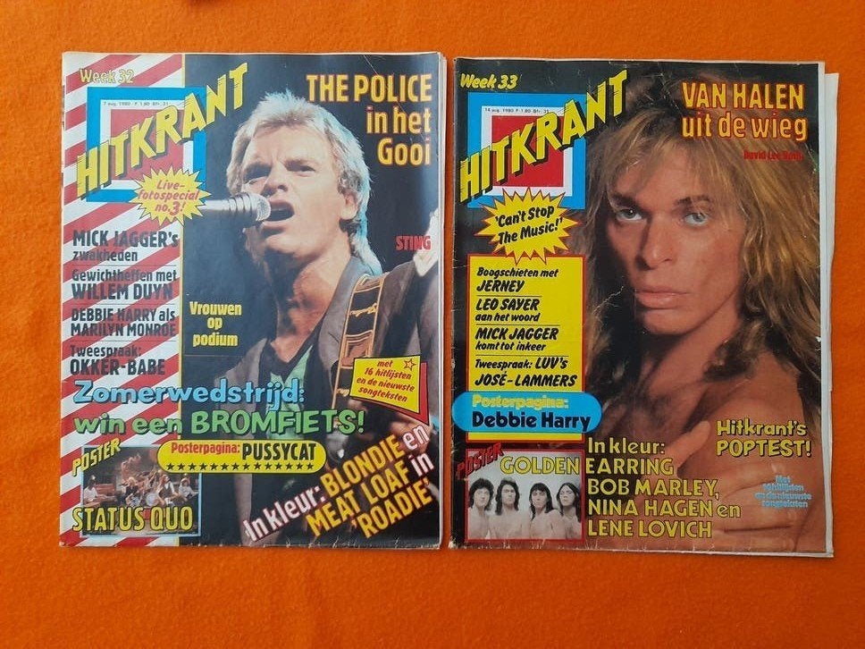 Hitkranten uit 1980, Verzamelen, Ophalen of Verzenden, 1980 tot heden, Nederland, Tijdschrift