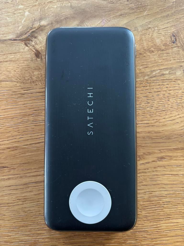 Satechi 10.000mAh Power Bank met Apple Watch Oplader, Ophalen of Verzenden, Zo goed als nieuw
