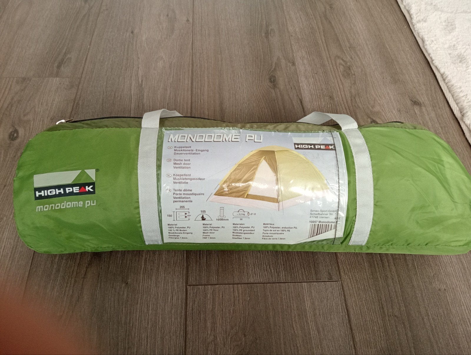 High Peak Monodome PU Koepeltent - 2 Persoons kop, Caravans en Kamperen, Tenten, Ophalen