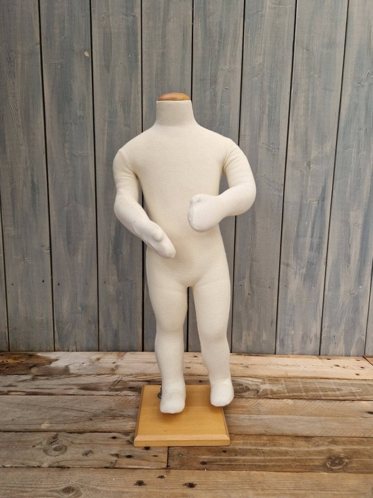 etalagepop flexkindje paspop 80 cm, Ophalen of Verzenden, Gebruikt, Paspop
