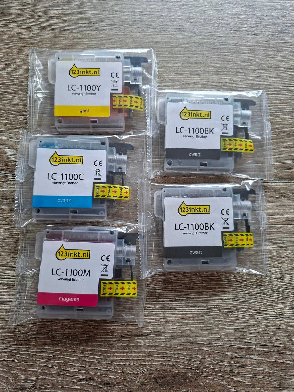 Cartidge 2x black en losse kleur., Ophalen of Verzenden, Nieuw